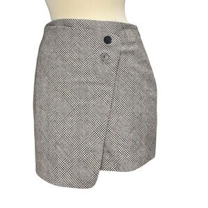 Sezane Checked Mini Skirt, New W/ Tags